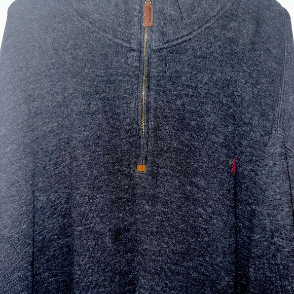 Charcoal Gray Long Sleeve Shirt 👕 -Polo - Picture 1 of 4